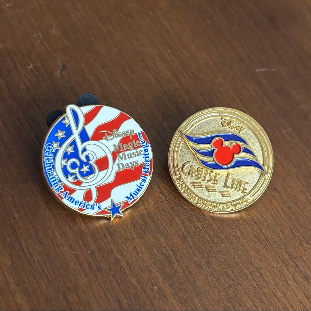 Two vintage Disney themed pins